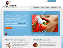 Tablet Screenshot of dnworker.com